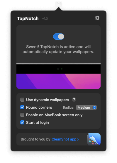 TopNotch for MacOS