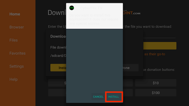 How to Install Cyberflix on  Firestick