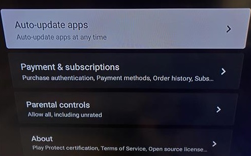 How To Turn Off Android TV Automatic Updates Step 4