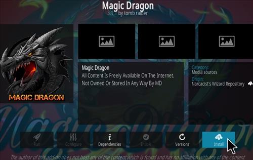Steps To Install The Magic Dragon Kodi Add-on Step 19