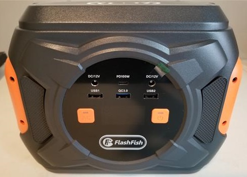 Review ‎FF FLASHFISH A301 Portable Power Station Front