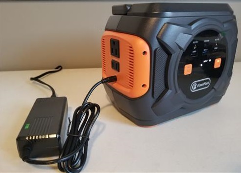 Review FLASHFISH A301 Portable Power Station Charging