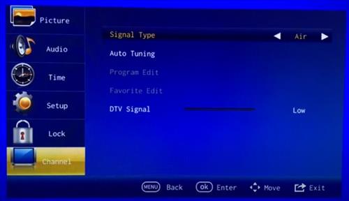 Steps To Install a Digital TV Antenna Scan for Signals from the TV Menu