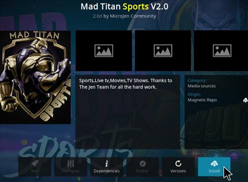 How To Install Mad Titan Sports Kodi Addon Step 19