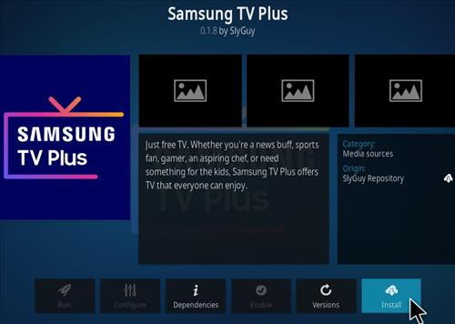 How To Install Samsung TV Plus Kodi Addon Ver 18 Sep 19