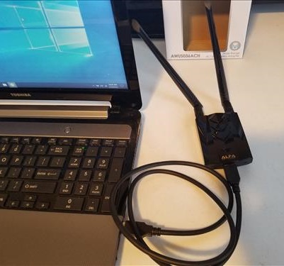 Review Alfa AWUS036ACH AC 1200 Wireless USB Adapter Laptop