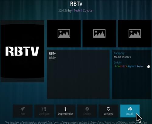 How To Install RBTV Kodi Addon Step 19