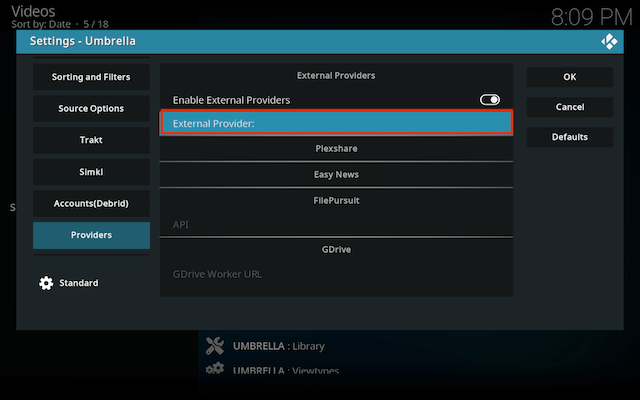 How to Set Umbrella to Use CocoScrapers Module