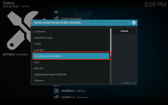 How to Install CocoScrapers Module Kodi