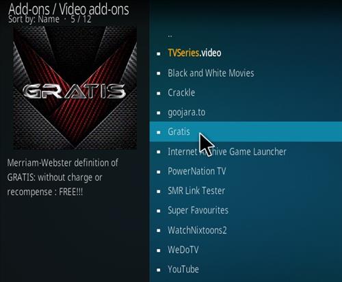 How To Install Gratis Addon Step 15