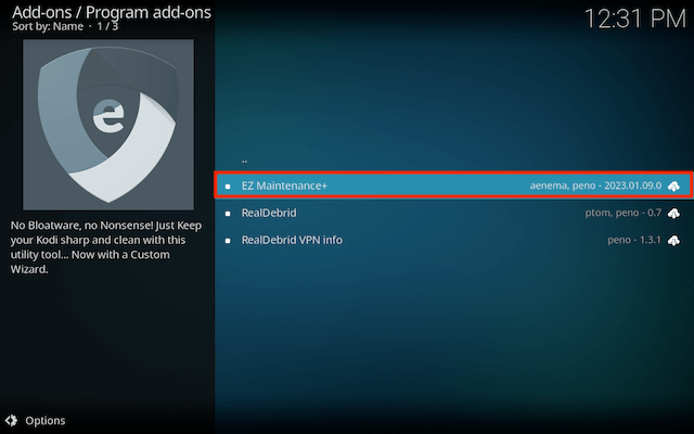 How to Install EZ Maintenance+ Wizard for Kodi