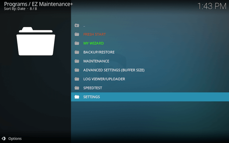How to Install EZ Maintenance+ Wizard for Kodi