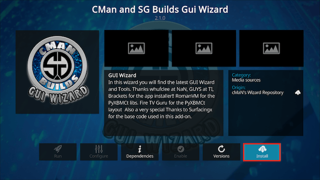 How to Install SG Wizard for Kodi