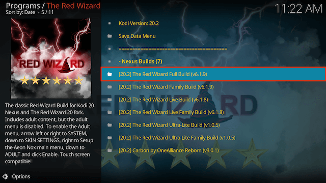 How to Install Red Wizard Full Build Kodi