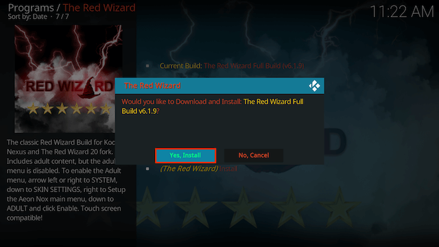 How to Install Red Wizard Full Build Kodi