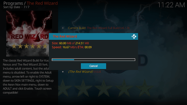 How to Install Red Wizard Full Build Kodi