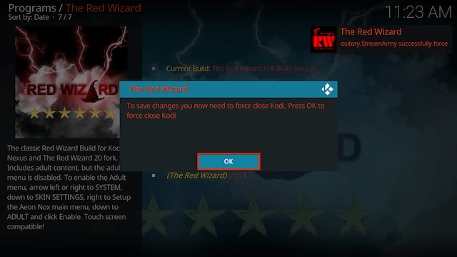 How to Install Red Wizard Full Build Kodi