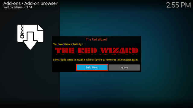 How to Install Red Wizard Full Build Kodi