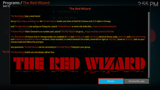 How to Install Red Wizard Full Build Kodi