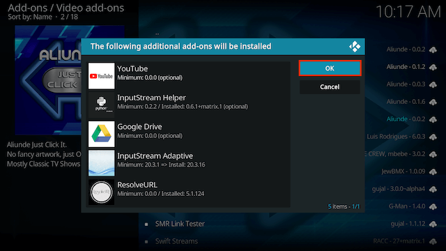 How to Install Aliunde Just Click It Kodi