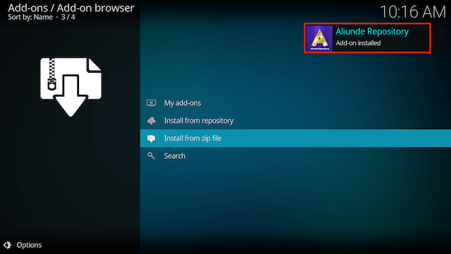 How to Install Aliunde Just Click It Kodi