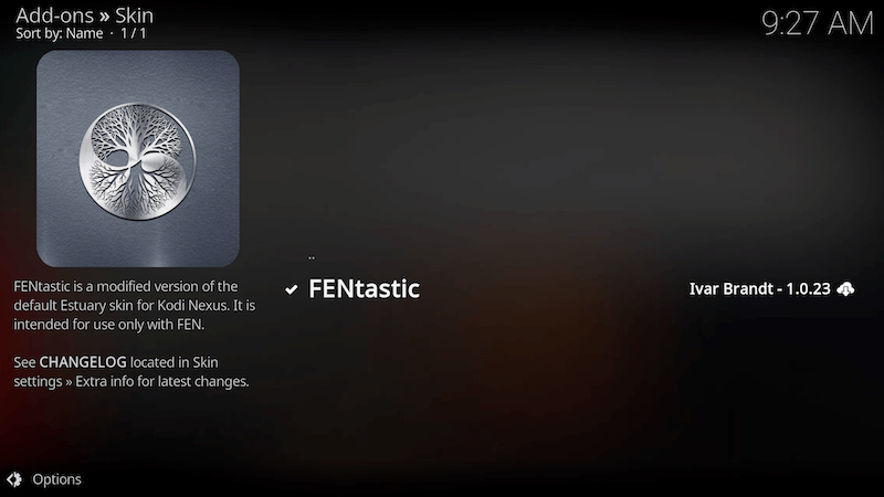 How to Install FENtastic Skin for Kodi