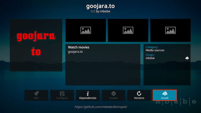 How to Install Goojara Kodi