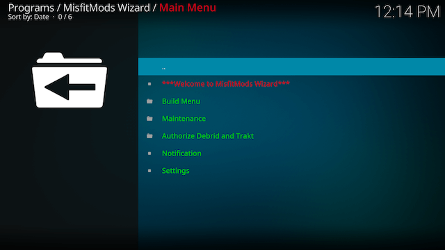 How to Install Misfit Mods Builds Wizard Kodi